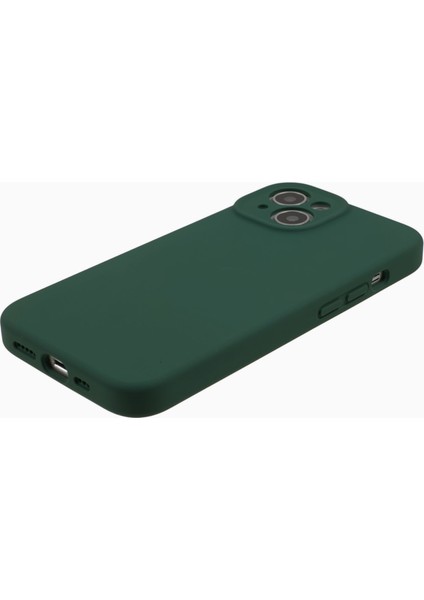 Apple iPhone14 Plus Içinsıvı Silikon+Pc Telefon Kılıfı Plus Çizgiye Karşı Çizgiye Karşı Kesik Kesme Telefon Kapak-Army Yeşil (Yurt Dışından) modelleri