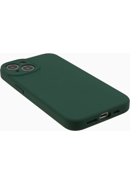 Apple iPhone14 Plus Içinsıvı Silikon+Pc Telefon Kılıfı Plus Çizgiye Karşı Çizgiye Karşı Kesik Kesme Telefon Kapak-Army Yeşil (Yurt Dışından) fırsatları