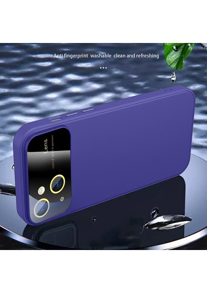 Apple iPhone14 Plus Case Shockproof Pc+Tpu Telefon Kapağı Cam Lens Film-Morası ile (Yurt Dışından)