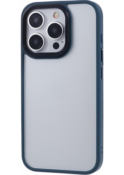 Fulexin Tpu+Akrilik Kabuk Apple iPhone15 Pro Max Max Anti-Fall Anti-Fone Case Cilt Touch Sırt Kapak-Dark Yeşil (Yurt Dışından)