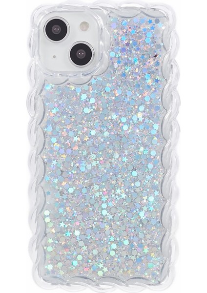 Apple iPhone14 Için Jtw Serisi Tpu Case Sparkle Sequins Epoxy Telefon Kapak Silver (Yurt Dışından)