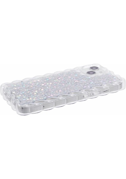 Apple iPhone14 Için Jtw Serisi Tpu Case Sparkle Sequins Epoxy Telefon Kapak Silver (Yurt Dışından)