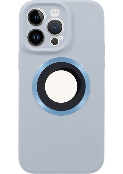 Apple iPhone13 Pro 6.1 Inç Anti-Drop Telefon Kapağı Logosu Için Magsafe Silikon+Pc Kasası ile Uyumlu (Yurt Dışından)
