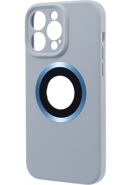 Apple iPhone13 Pro 6.1 Inç Anti-Drop Telefon Kapağı Logosu Için Magsafe Silikon+Pc Kasası ile Uyumlu (Yurt Dışından)