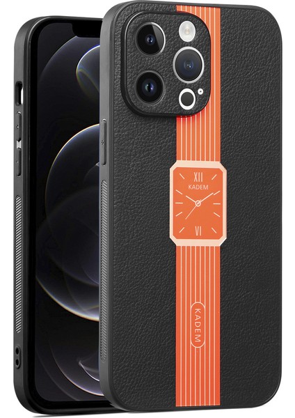 Apple iPhone12 Pro 6.1 Inç Kasa Elektrokaplatma Pu+Tpu+Akrilik Anti-Drop Telefon Kapak-Yem (Yurt Dışından)