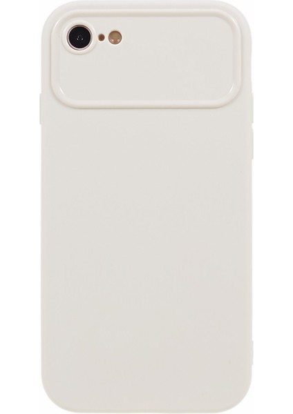 Apple iPhone7/8 Buzlu Yüzey Cep Telefonu Geri Kabuk Tpu Telefon Kılıfı Kapağı (Hassas Arka Lens Kesimi) -Beyaz (Yurt Dışından)