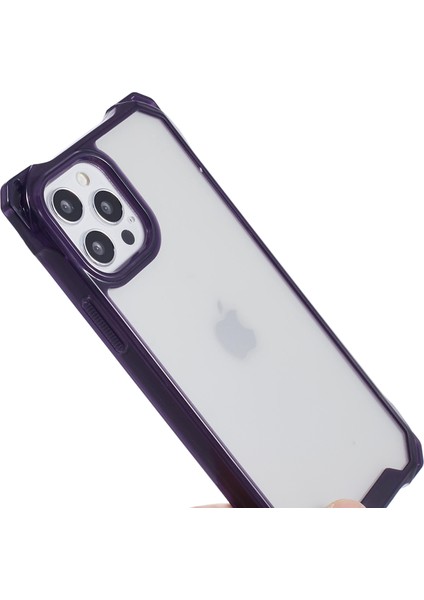 Apple iPhone12/12 Pro Telefon Kılıfı Tpu+Akrilik Düşme Önleme Koruyucu Kapak Itfaiyeli Mor (Yurt Dışından)