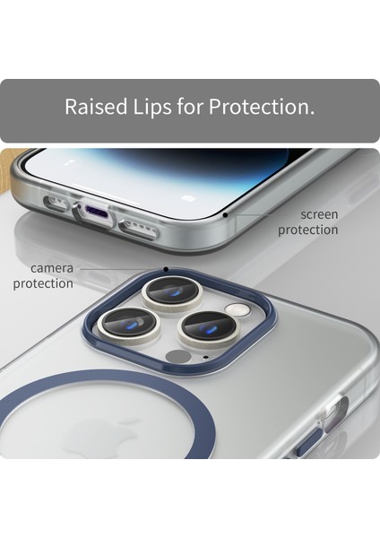 Apple iPhone14 Pro Havori Mat Telefon Kılıfı Için Tpu+Pc Anti-Çizelge Kapak-Dark Blue (Yurt Dışından) indirimleri