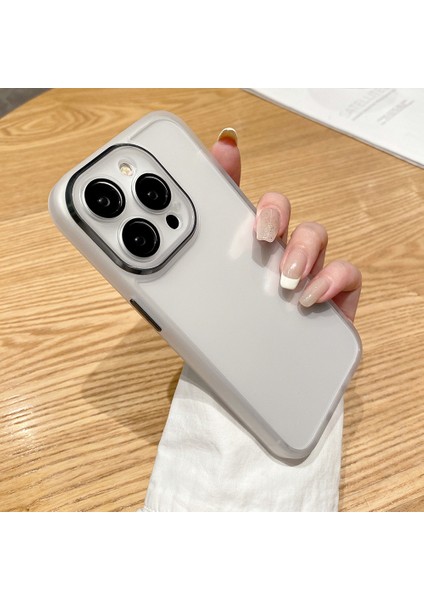Apple iPhone14 Pro Max Için Cam+Tpu+Pc Kabuğu Max Max Vaka Temiz Telefon Kapak Tüketim (Yurt Dışından)