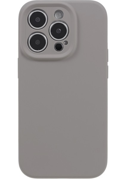Apple iPhone13 Pro 6.1 Inç Çizik Anti-Çizik Sıvı Silikon+Pc Telefon Kapak-Gri Için Hassas Kesme Telefon Kasası (Yurt Dışından)