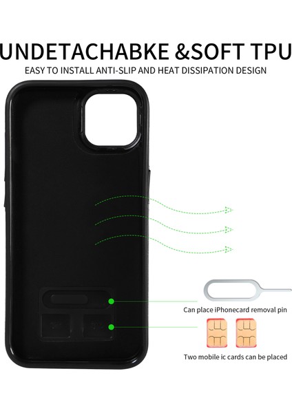 Apple iPhone14 Vaka Yüzüğü Kickstand Litchi Doku Pu Derisi+Tpu Telefon Kapak Çizgi Altın (Yurt Dışından) fiyatları