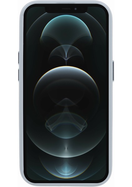 Apple iPhone12/12 Pro 6.1 Inç Alüminyum Alaşım Kamera Çerçevesi Sıvı Silikon+Pc Telefon Kasa Mavisi Gri (Yurt Dışından) indirimleri