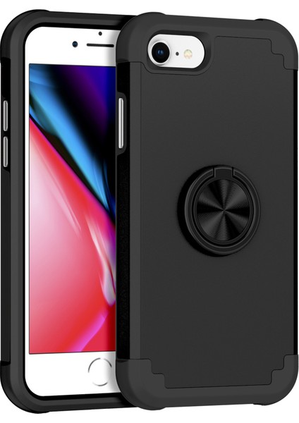 Apple iPhone7/8/ Kickstand Pc+Tpu Telefon Koruyucu Case-Black ile Arka Kapak Için (Yurt Dışından) fiyatları