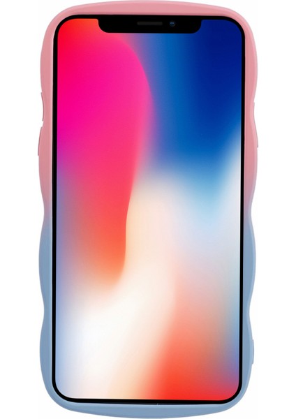 Apple iPhone11 Için Jtw Serisi Ka Ka Tpu Gradyan Telefon Kapağı-Pembe+Sky Mavisi (Yurt Dışından)
