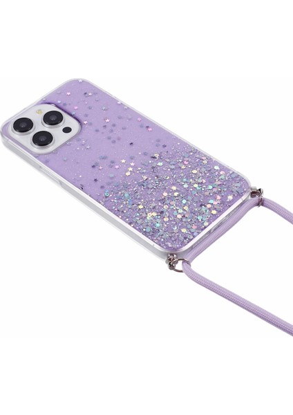 Apple iPhone13 Pro Tpu Tpu Telefon Kabuğu Kılıfı Kradard-Sergi ile Sparkle Epoxy Telefon Kapağı (Yurt Dışından)