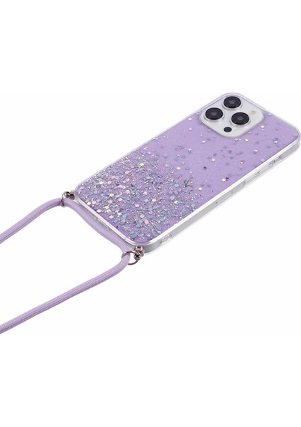 Apple iPhone13 Pro Tpu Tpu Telefon Kabuğu Kılıfı Kradard-Sergi ile Sparkle Epoxy Telefon Kapağı (Yurt Dışından)