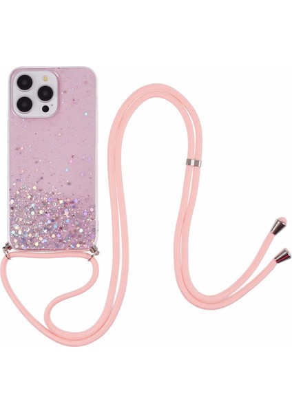Apple iPhone13 Pro Tpu Tpu Telefon Kabuğu Kılıfı Kirkar-Pink ile Sparkle Epoxy Telefon Kapağı (Yurt Dışından)