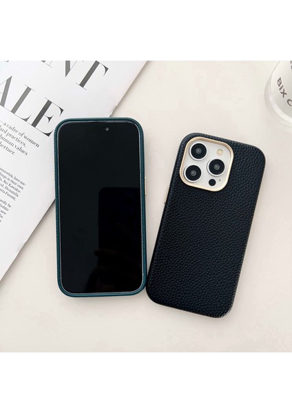 Apple iPhone14 Pro Max Magnetic Case Için Magsafe Deri Kaplamalı Tpu Akıllı Telefon Kapak Navy Blue (Yurt Dışından) indirimleri