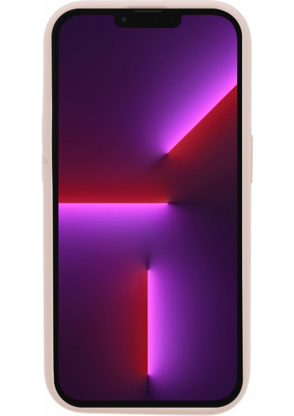 Apple iPhone13 Pro 6.1 Inç Ön Çizgiye Sıvı Silikon+Pc Telefon Kapak Işık Pembesi (Yurt Dışından)