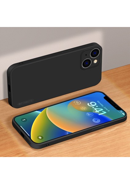 Apple iPhone15 Plus Ön Kara Çizelge Geri Koşul Kılıfı Hassas Kesim Yumuşak Tpu Telefon Kapak Black (Yurt Dışından)