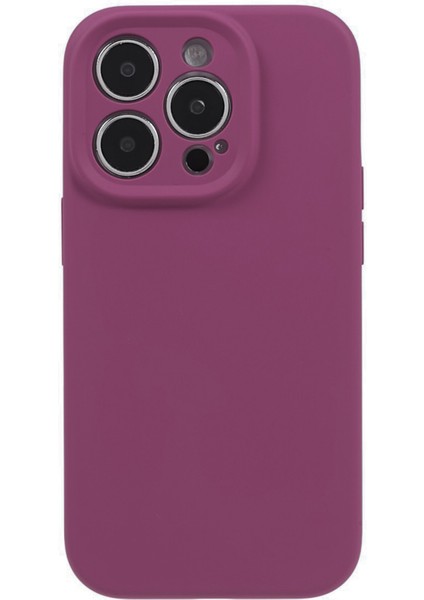 Apple iPhone12 Pro Max Için 6.7 Inç Kesin Kesim Ince Telefon Kılıfı Sıvı Silikon+Pc Anti-Drop Telefon Kapak Pitaya (Yurt Dışından)