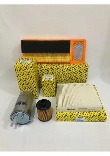 Fiat Linea ve Fiorino Filtre Bakım Kiti 4'lü TYC00087513886