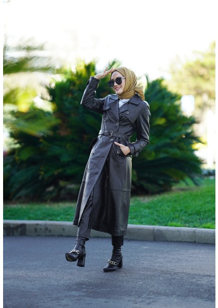 Kadın Hakiki Deri Trençkot fiyatları