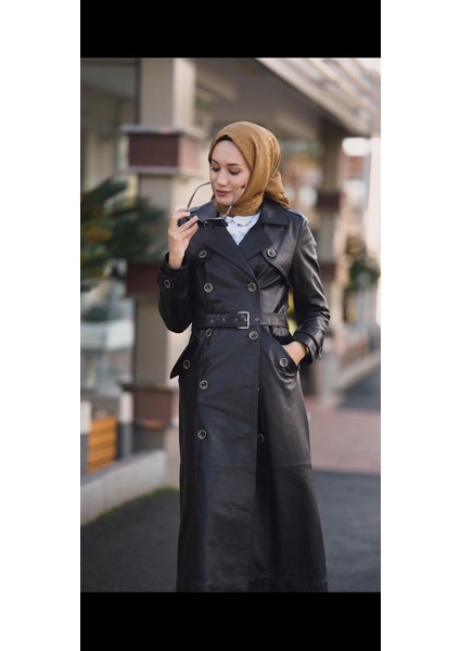 Kadın Hakiki Deri Trençkot fırsatları