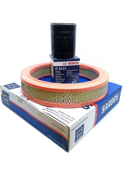 Tofaş Doğan Kartal Slx 1.6 Şahin 1.6 94 -> Uyumlu Hava ve Yağ Filtresi 2'li Seti