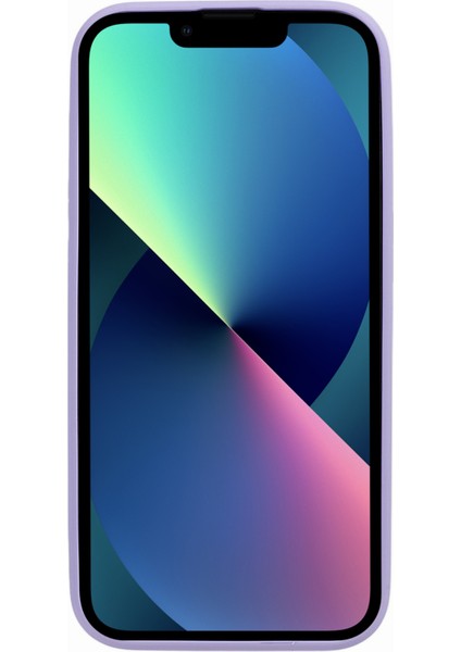 Apple iPhone 13 Pro Pu Deri Kaplamalı Tpu+Pc Elektrapılaşma Kılıfı Şok Geçirmez Manyetik Telefon Kapak-Morası (Yurt Dışından)