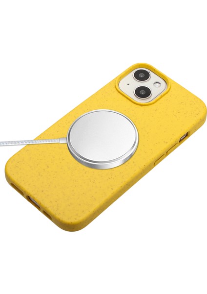 Apple iPhone 13 6.1 Inç Kasa Biyolojik Olarak Parçalanabilir Buğday Saman+Tpu Thu Telefon Kapağı Landard-Sarı (Yurt Dışından) fiyatları