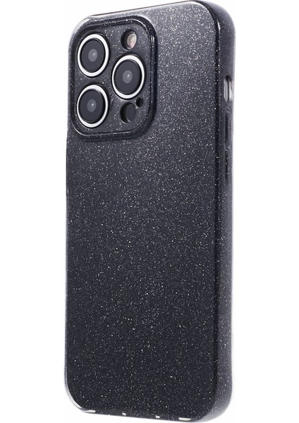 Apple iPhone 13 Pro 6.1 Inç Kasa Parıltılı Toz Jöle Tpu Anti-Drop Akıllı Telefon Kapak Black (Yurt Dışından)