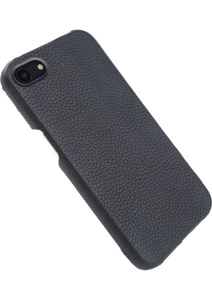 Apple iPhone 7/8/se (2020)/SE (2022) Için (2022) Eksik Kapak Gerçek Inek Deri+Pc Kabuk Litchi Dokusu Manyetik Telefon Kasa-Siyah (Yurt Dışından) fırsatları