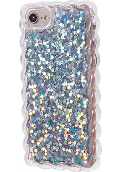 Apple iPhone 7/8 Için Jtw Serisi (Case Epoxy Bling Glitter Sequins Telefon Kapak Silver (Yurt Dışından)