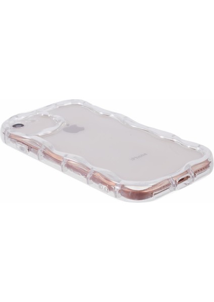 Apple iPhone 7/8 Için Telefon Vaka Dalgası Şekli Çerçevesi Tpu Kapak-Şeffaf (Yurt Dışından) indirimleri