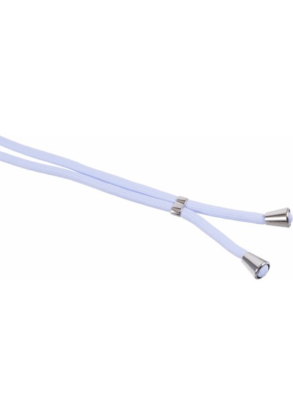 Apple iPhone 12 Pro Kılıfı Fiber Astar Için Yumuşak Tpu Long Lanyard-Light Mor ile Telefon Kapağı (Yurt Dışından)