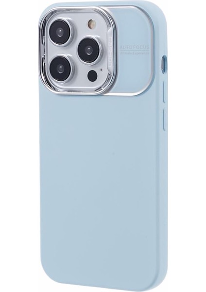 Apple iPhone 14 Pro Cep Telefonu Kılıfı Anti-Çizelge Sıvı Sıvı Silikon Kapak Işık Mavi (Yurt Dışından)