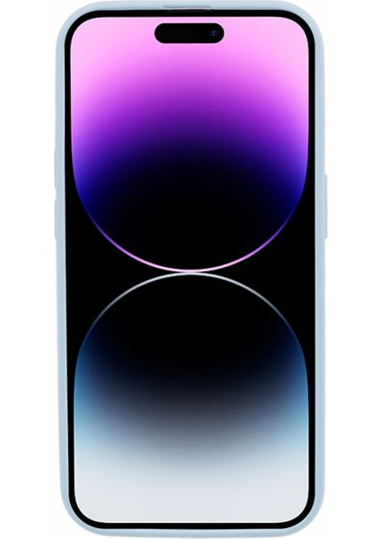 Apple iPhone 14 Pro Cep Telefonu Kılıfı Anti-Çizelge Sıvı Sıvı Silikon Kapak Işık Mavi (Yurt Dışından)