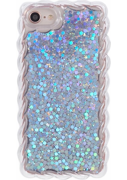 Apple iPhone 7/8 Için Jtw Serisi (Case Epoxy Bling Glitter Sequins Telefon Kapak Silver (Yurt Dışından) modelleri