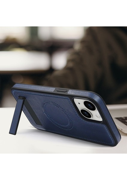 Apple iPhone 14 Plus Kılıfı Için Magsafe Slim Fit Pu Deri Kaplamalı Tpu+Pc Shell-Black ile Uyumlu (Yurt Dışından) fırsatları
