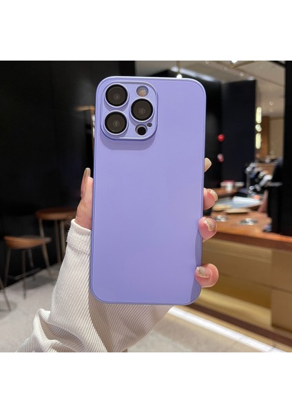 Apple iPhone 12 Pro Case Için Ag Tpu+Temperli Cam Mat Telefon Kapak Morası (Yurt Dışından)