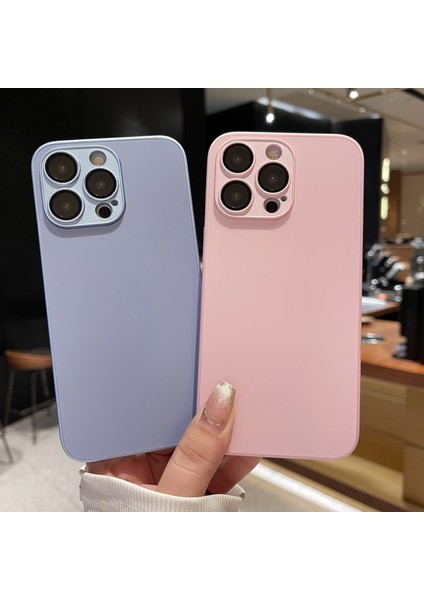 Apple iPhone 12 Pro Case Için Ag Tpu+Temperli Cam Mat Telefon Kapak Morası (Yurt Dışından)
