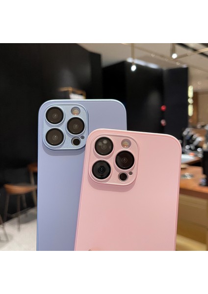 Apple iPhone 12 Pro Case Için Ag Tpu+Temperli Cam Mat Telefon Kapak Morası (Yurt Dışından)