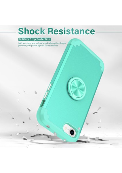 Apple iPhone 7/8/ Kickstand Pc+Tpu Telefon Koruyucu Case-Nint Green ile Arka Kapak Için (Yurt Dışından) fırsatları
