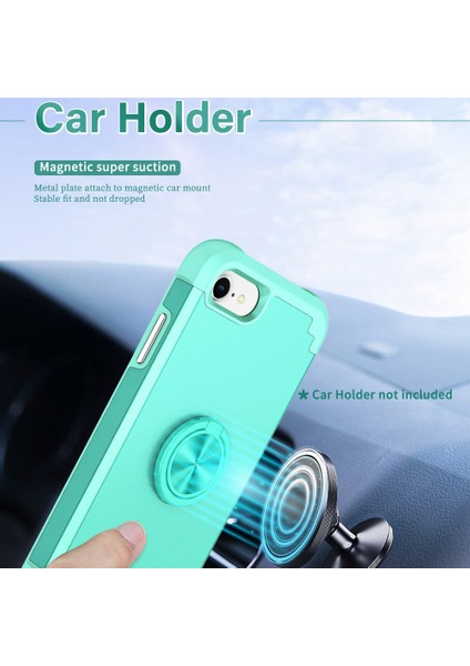 Apple iPhone 7/8/ Kickstand Pc+Tpu Telefon Koruyucu Case-Nint Green ile Arka Kapak Için (Yurt Dışından) indirimleri