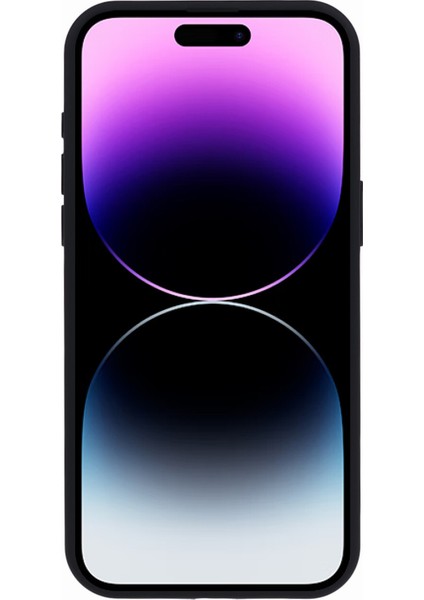 Apple iPhone 15 Pro Telefon Kılıfı Yumuşak Dokunmatik Sıvı Silikon Arka Kapak Black (Yurt Dışından)
