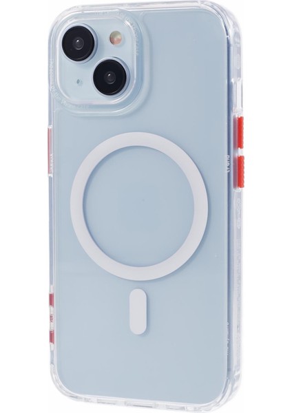 Apple iPhone 14 Plus Pc+Tpu Telefon Kılıfı Için Magsafe Cep Telefonu Kapak Şömine ile Uyumlu (Yurt Dışından)