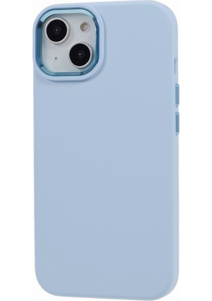 Apple iPhone 13 Için 6.1 Inç Alüminyum Alaşım Kamera Çerçevesi Sıvı Silikon+Pc Telefon Kılıfı Anti-Güz Koruyucu Kapak-Cover (Yurt Dışından) modelleri