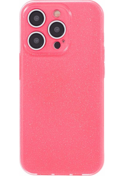 Apple iPhone 13 Pro 6.1 Inç Kasa Parıltılı Toz Jöle Tpu Anti-Drop Akıllı Telefon Kapak-Gül (Yurt Dışından)