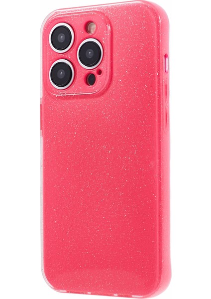 Apple iPhone 13 Pro 6.1 Inç Kasa Parıltılı Toz Jöle Tpu Anti-Drop Akıllı Telefon Kapak-Gül (Yurt Dışından) modelleri
